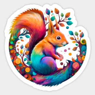 Cute squirrel Sticker